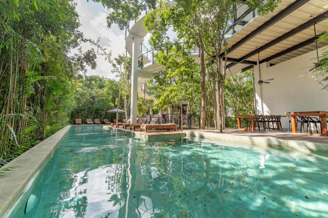 Casa Chiit Villa Tulum Pueblo Buitenkant foto
