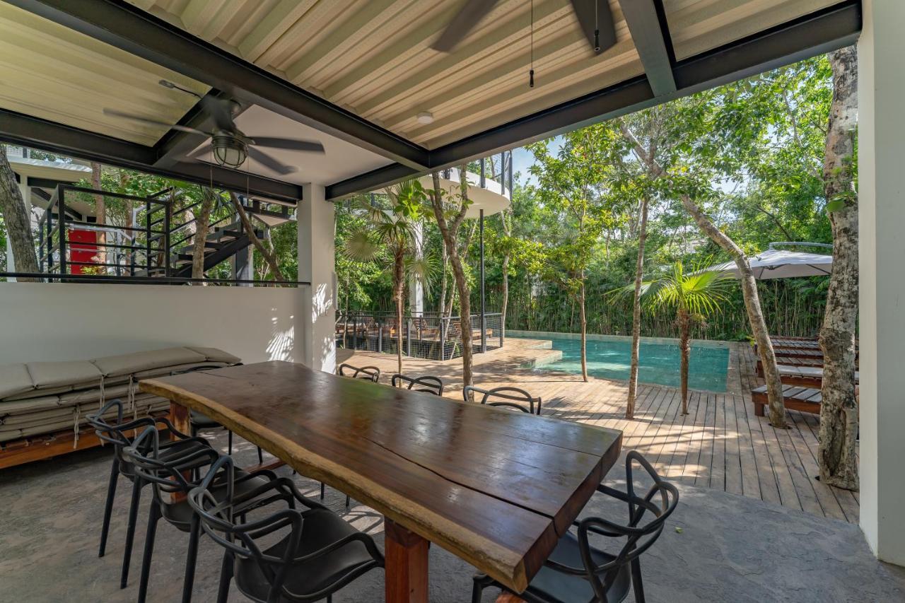 Casa Chiit Villa Tulum Pueblo Buitenkant foto